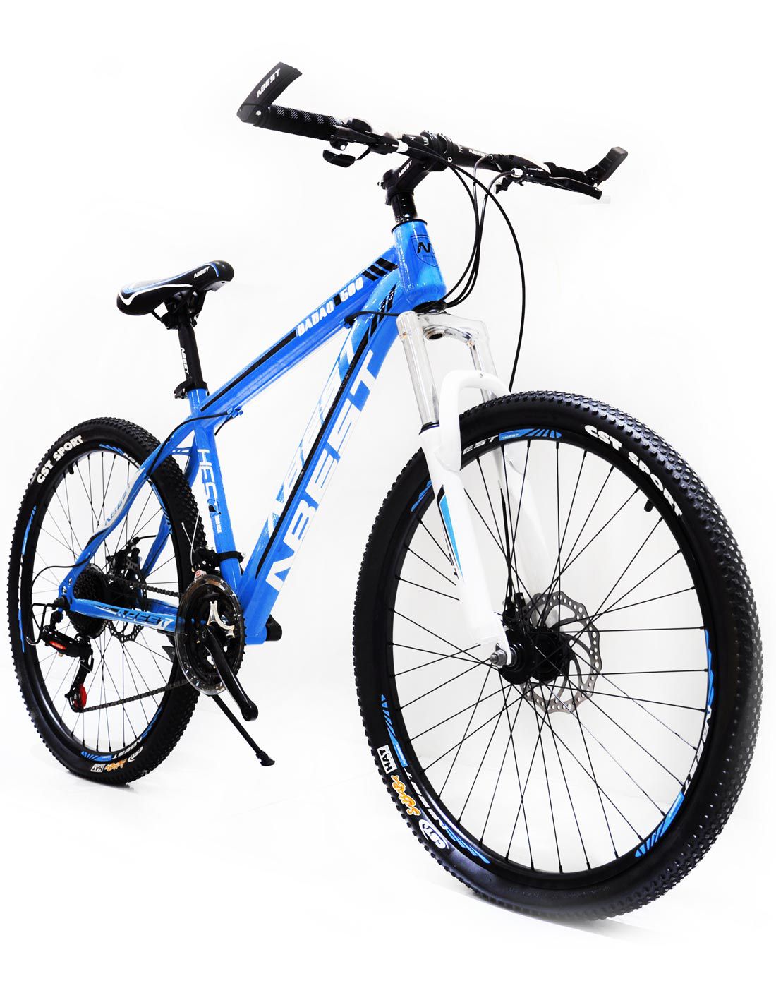 觉对feelright自行车直发货nbest系列hz-1避震前叉21速26寸双碟刹山地