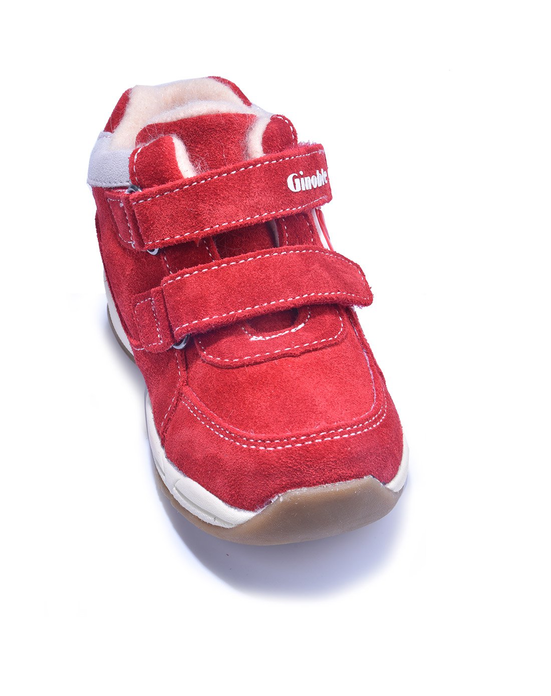 基诺浦高帮护踝棉鞋272红色