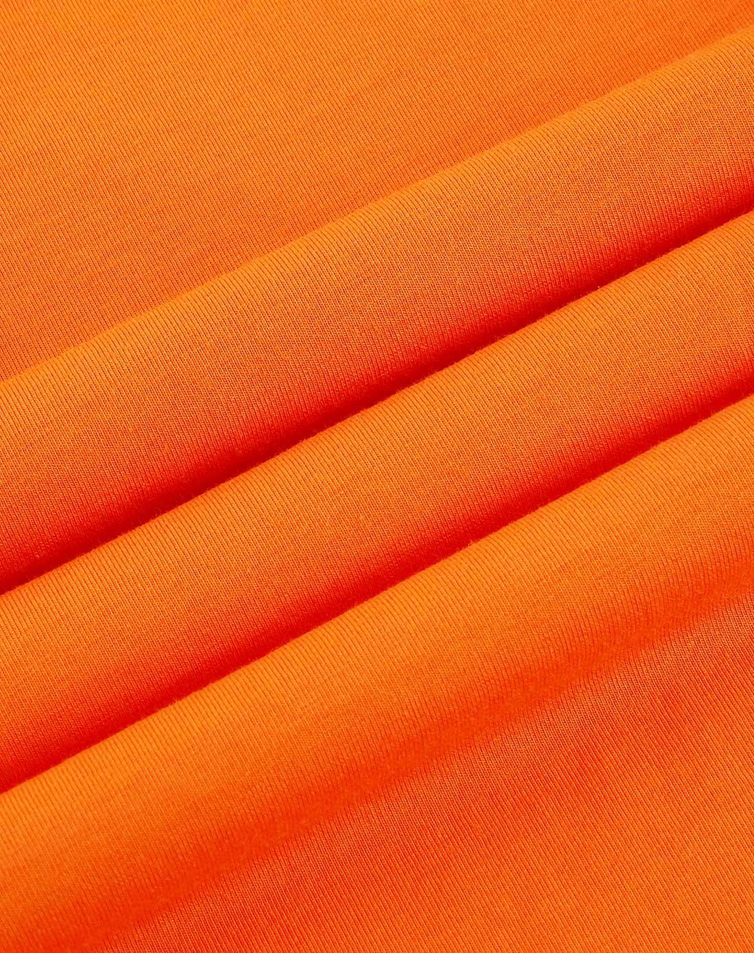 深橙花纹马达加斯加狮子短袖t恤