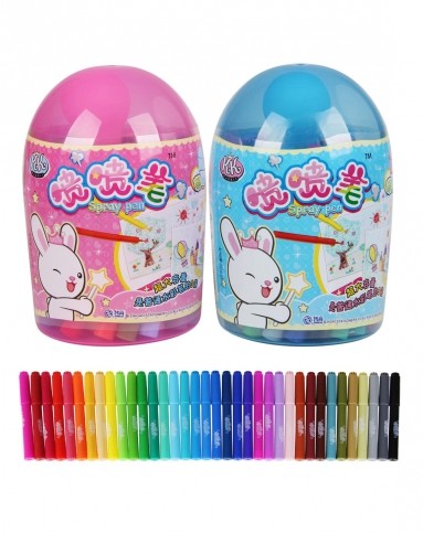 智高kk萌丽36色喷喷笔 主题随机