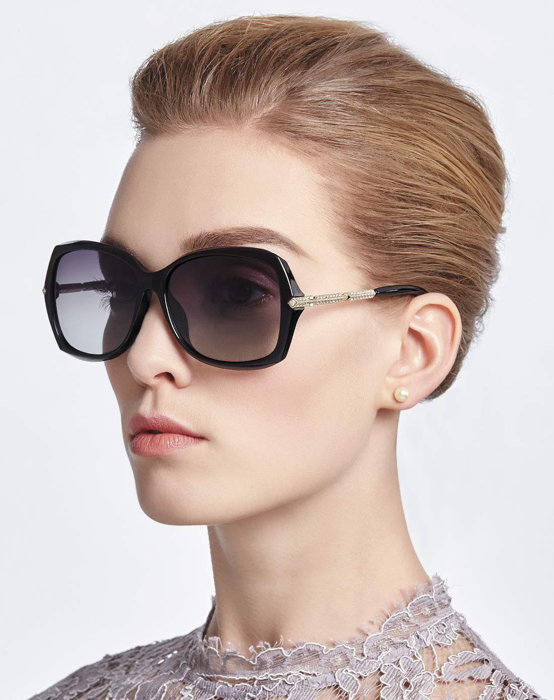 海伦·凯勒helen keller眼镜专场时尚大框简约优雅偏光镜h8301p01