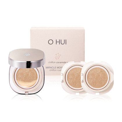 ohui 欧蕙 奇迹保湿雪纺气垫cc霜 遮瑕保湿 妆感持久 1号色 15g*3