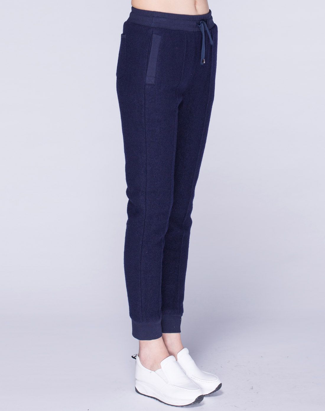 kako藏蓝色保暖舒适裤子