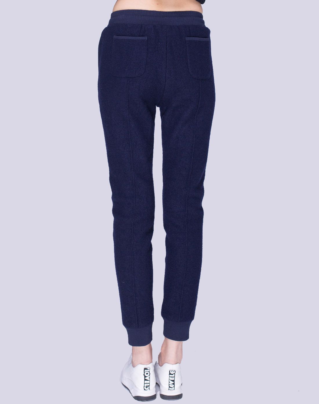 kako藏蓝色保暖舒适裤子