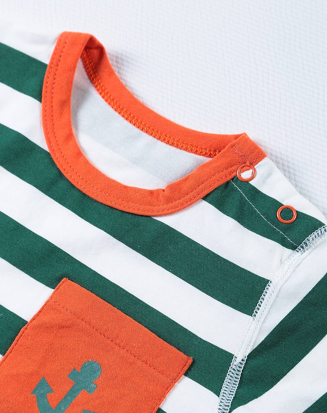 中性墨绿蓝海之梦2代袖肩开t恤