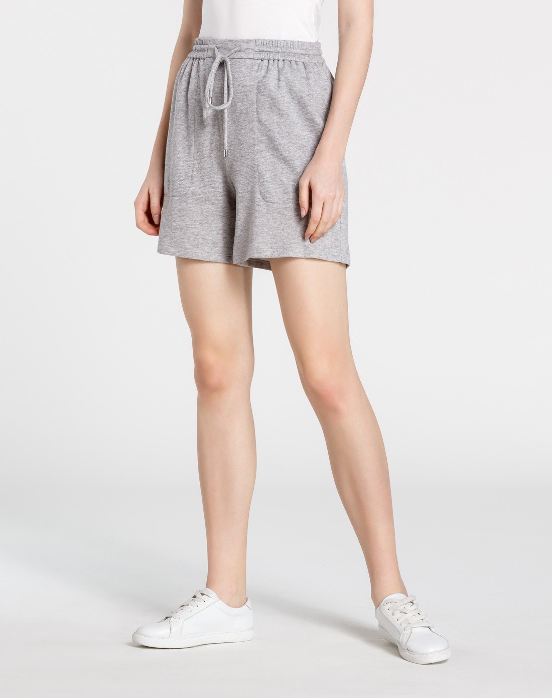 运动舒适针织短裤