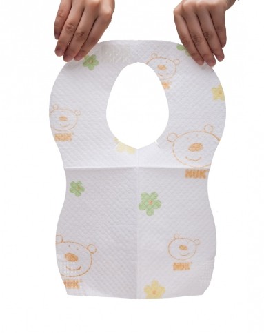 nuk婴儿一次性围嘴(10只)随机发货