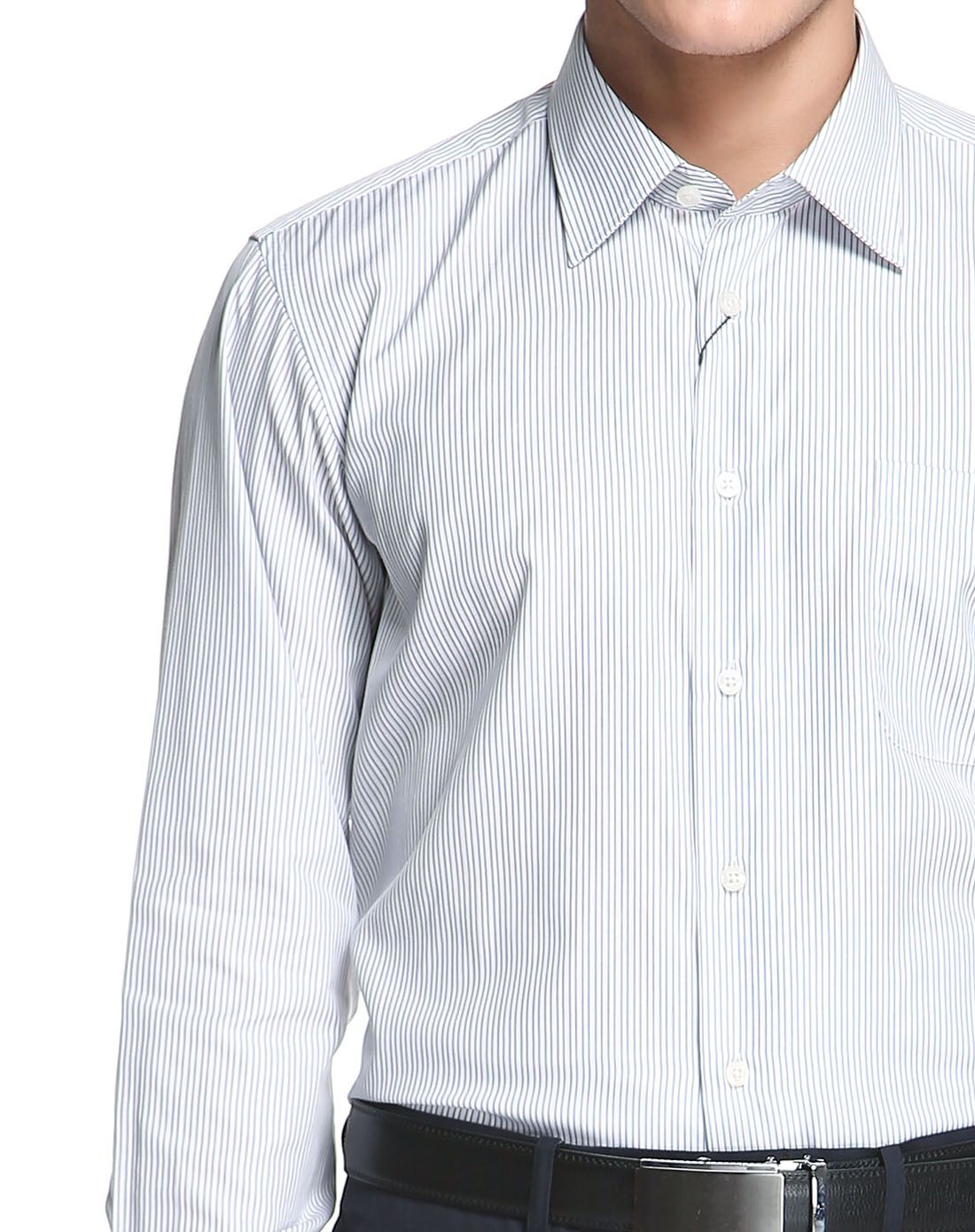 优质蚕丝棉商务俊朗长袖衬衫