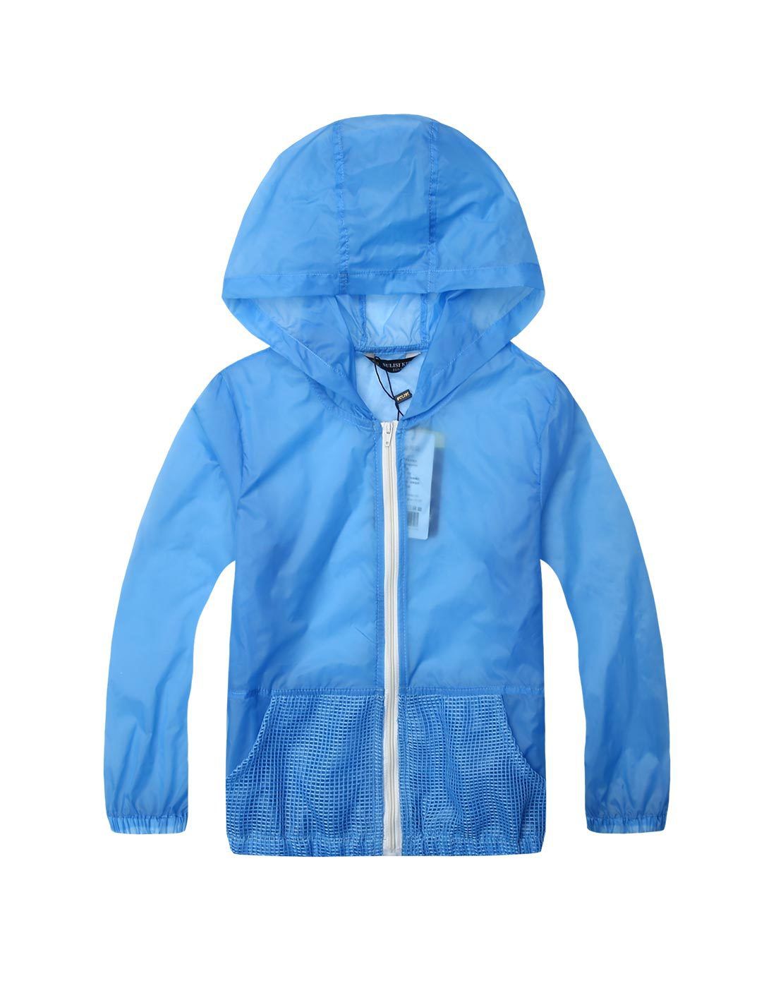 男童蓝色防晒服