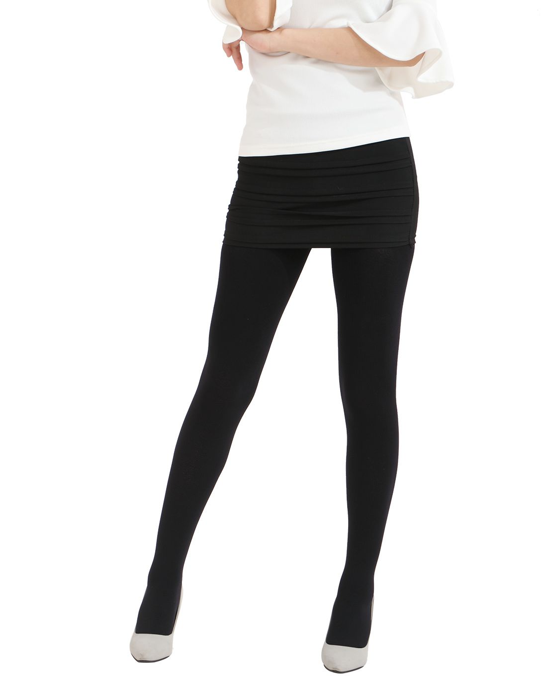 150d毛圈压力高腰连裤袜