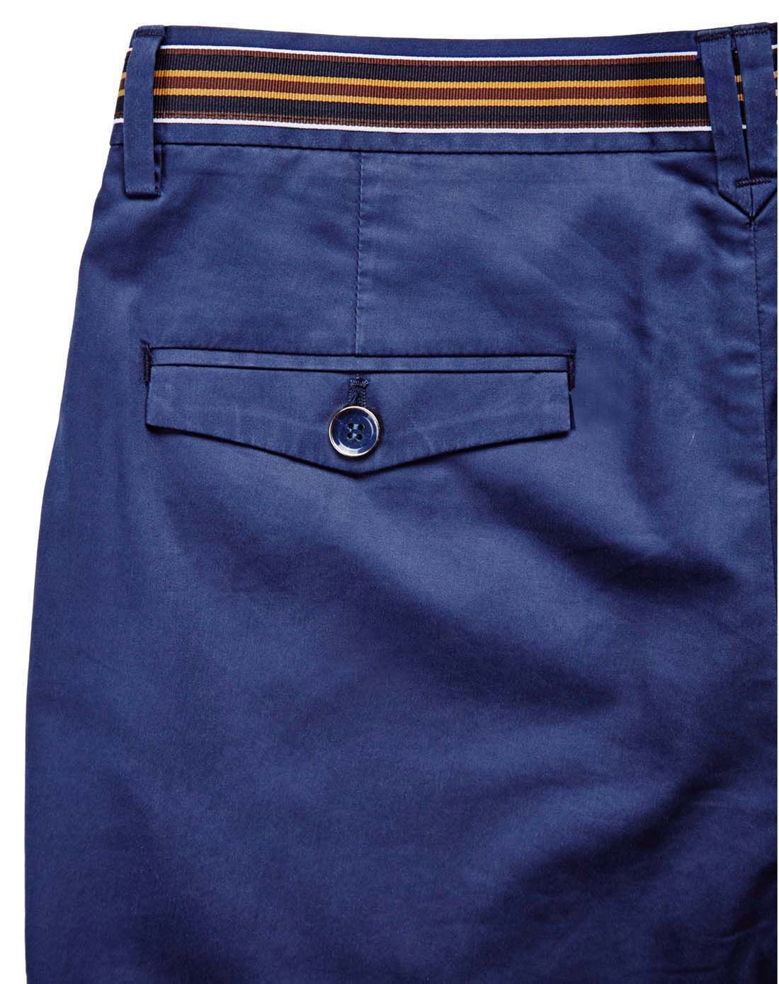 深蓝色商务绅士长西裤