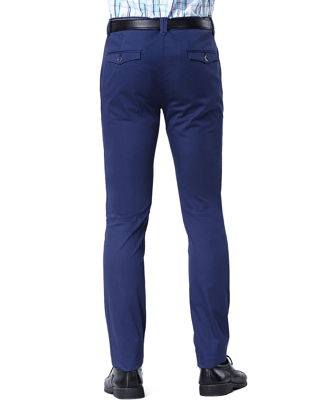 深蓝色商务绅士长西裤