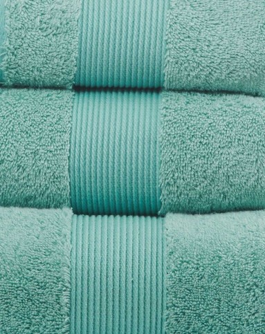 cover story土耳其进口埃及长绒棉100%棉精品毛巾-冷绿(单条)