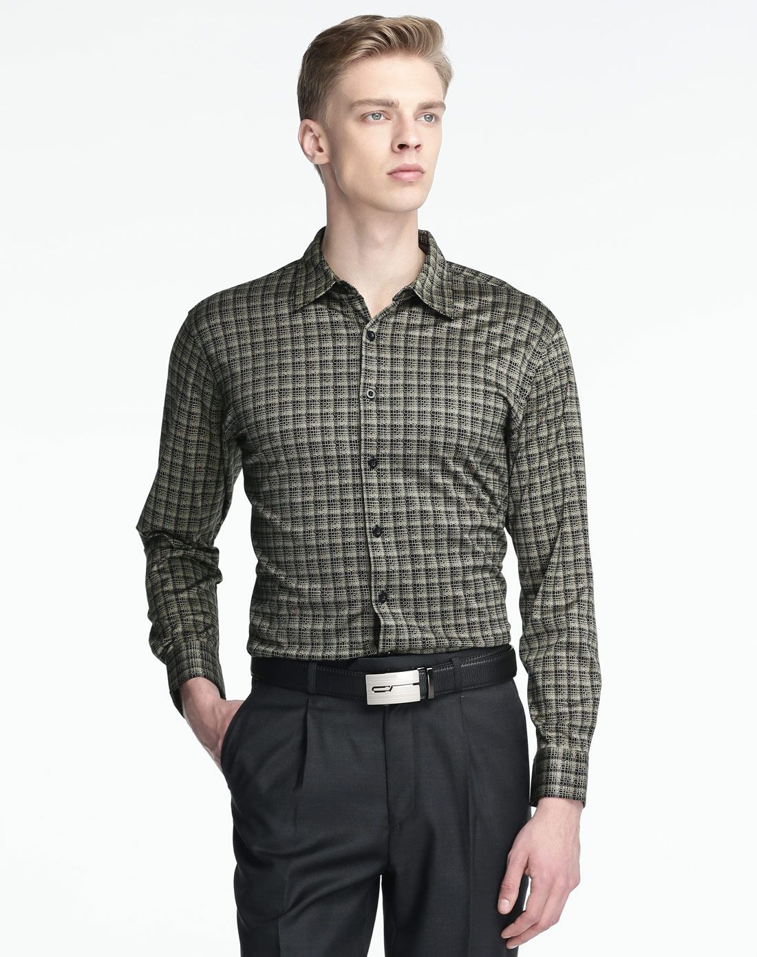 卡丹狄诺cardeendino男装专场 黑金色印花全棉t恤