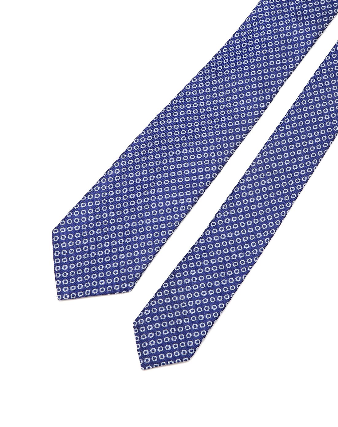 蓝色时尚圆点领带