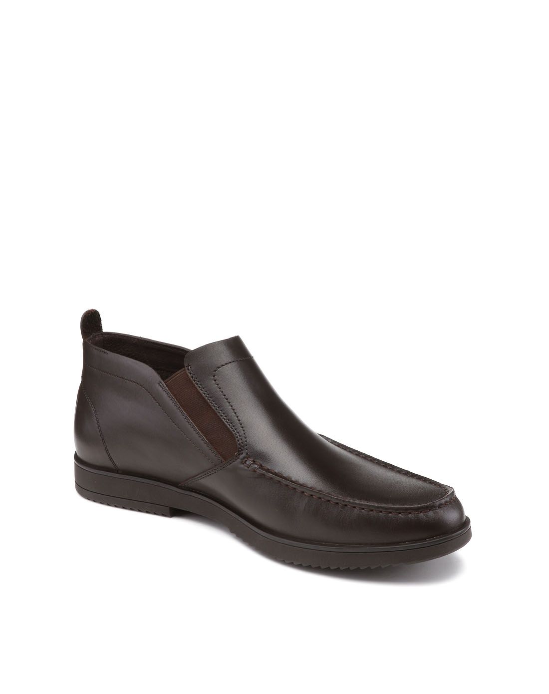 博斯绅威bosssunwen男女鞋棕色牛皮简约商务休闲单鞋b31xc0175h_唯品