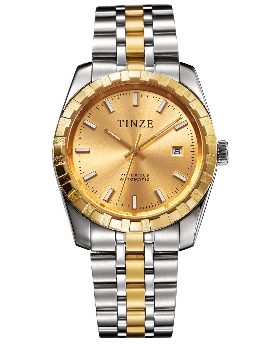 天际tinze手表专场 天际 经典商务机械男表系列进口机械机芯蓝宝石