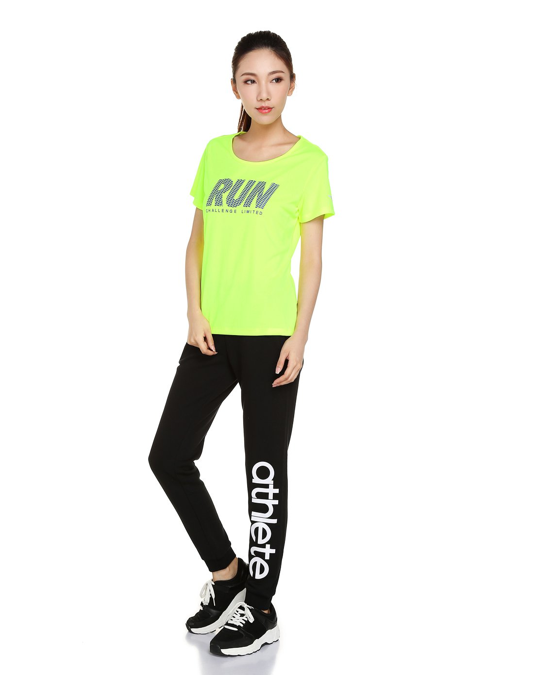 速干透气 女款运动短袖t恤 跑步系列