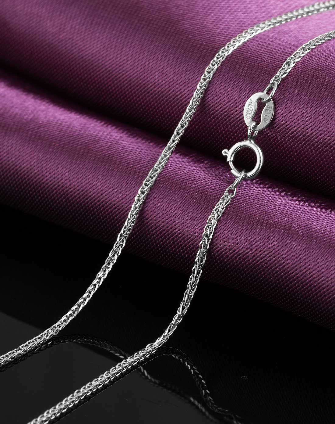 18k金白色肖邦链16寸(定价)