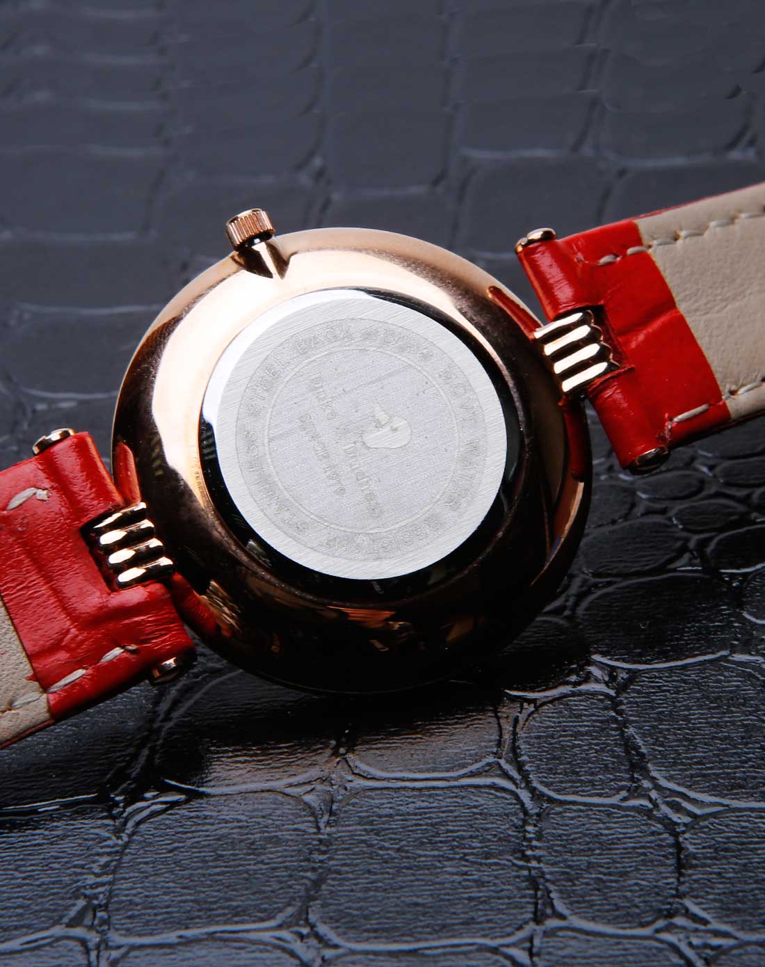 达贺尊爵duke&duchess新品时来运转鳄鱼纹女士表ay20008-r_唯品会