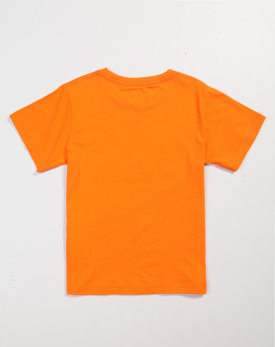converse 男童亮橙色短t