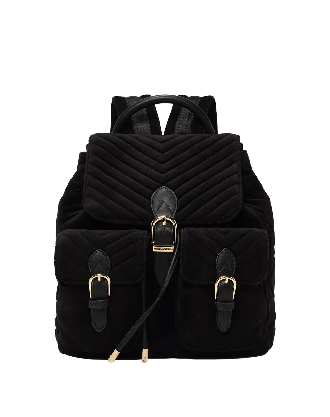 juicy couture女款绒面抽绳双肩包