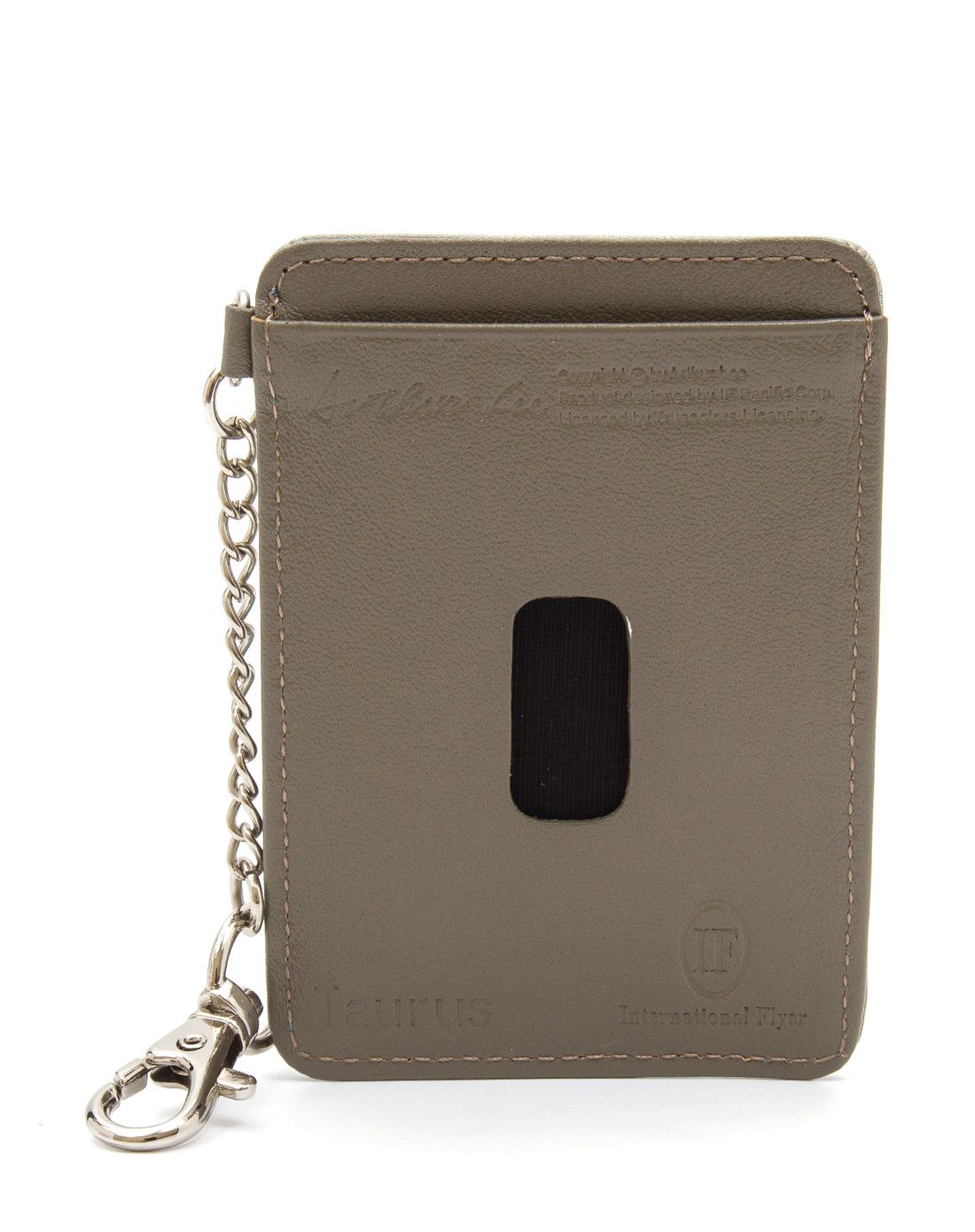 > iffi金牛座taurus女性灰色钱包