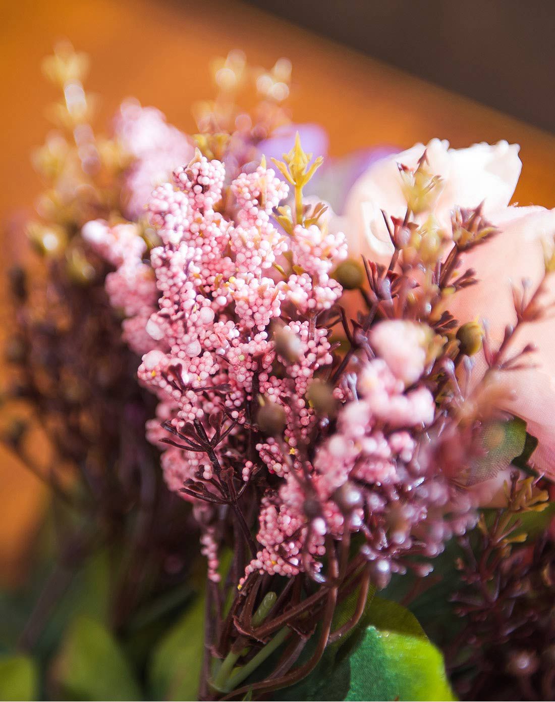 绢布仿真茶苞花