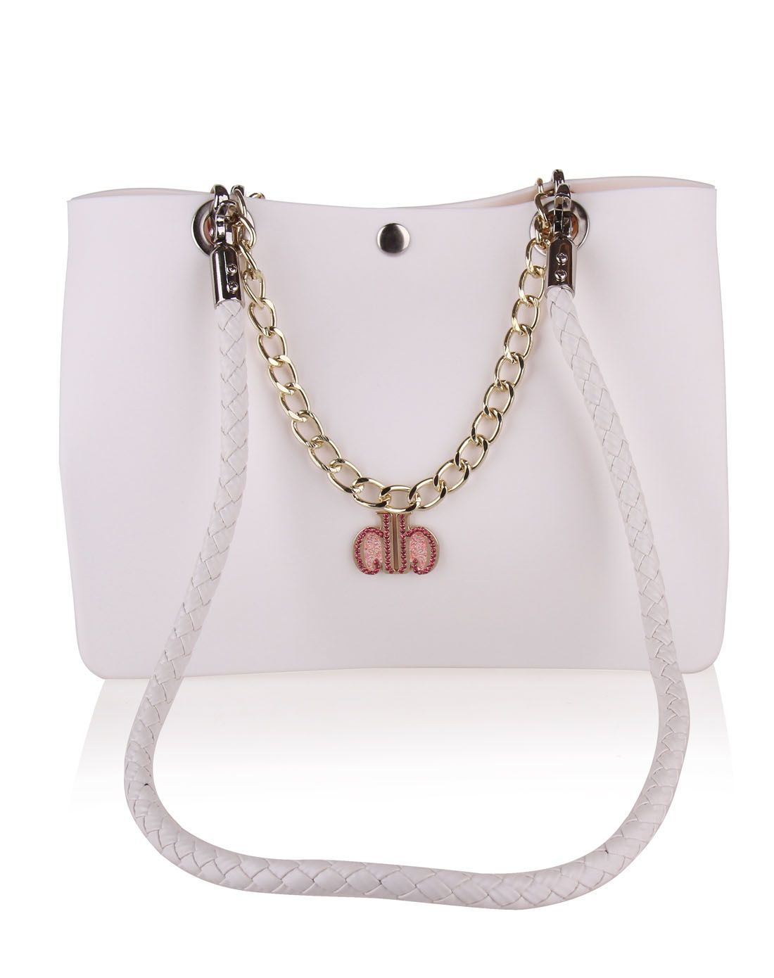 euro db小号白色金链环保树脂单肩女包2007rl-b4-wt_唯品会