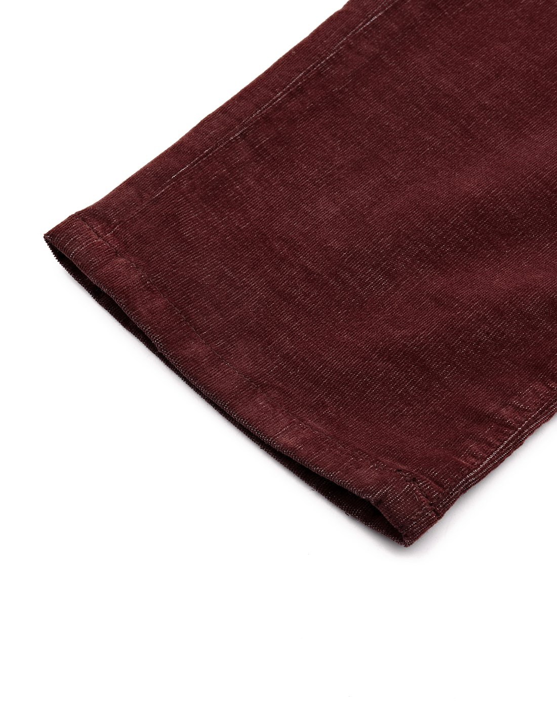 escada sport女款勃艮第红色灯芯绒长裤