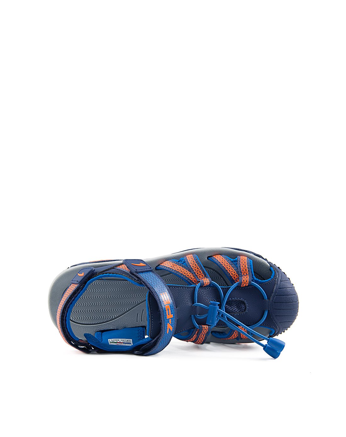 七波辉凉鞋 夏季新款儿童包头凉鞋 时尚舒适沙滩鞋深蓝