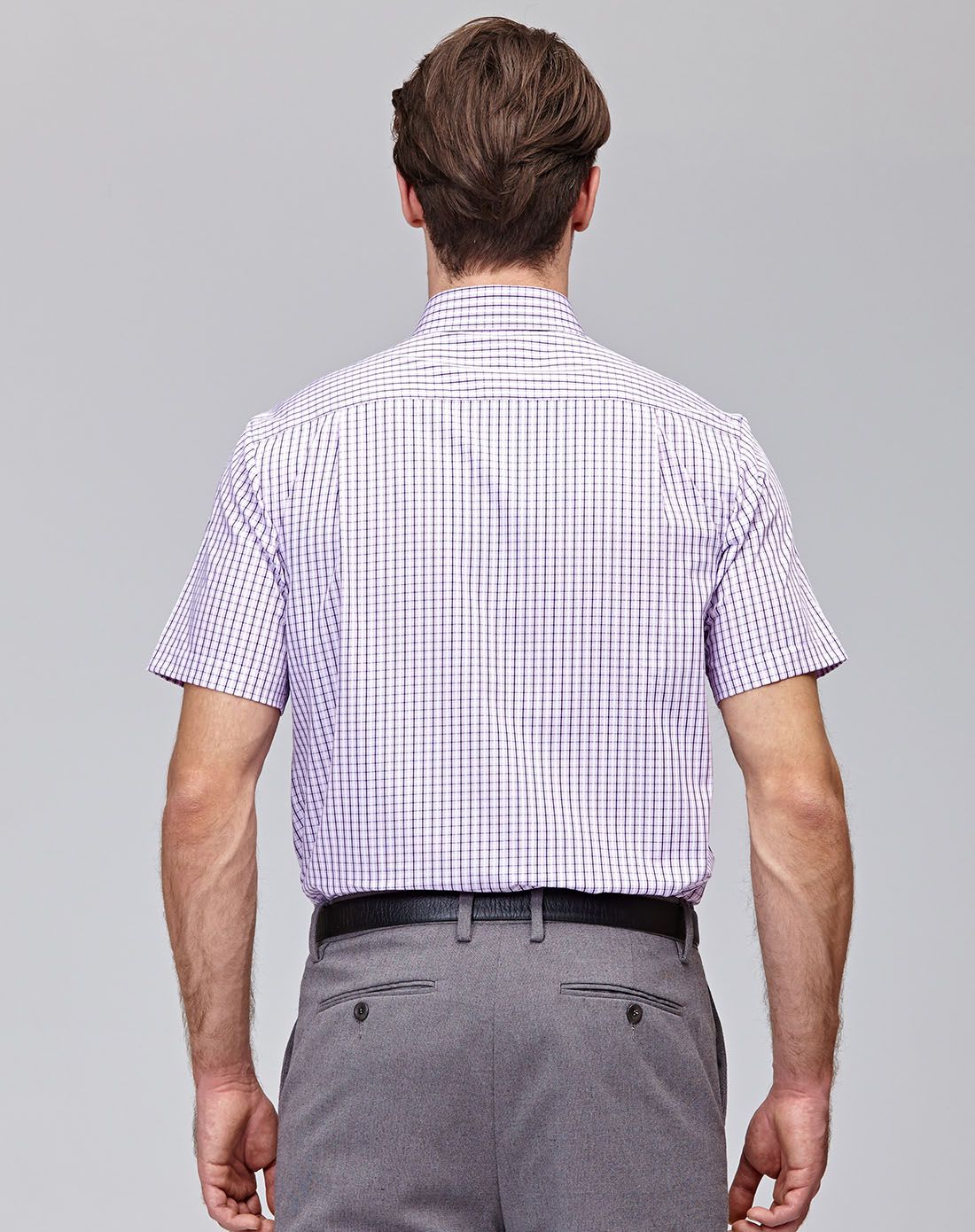 valent coupeau古柏红黑隐格100%棉休闲短袖衬衫7622012_唯品会