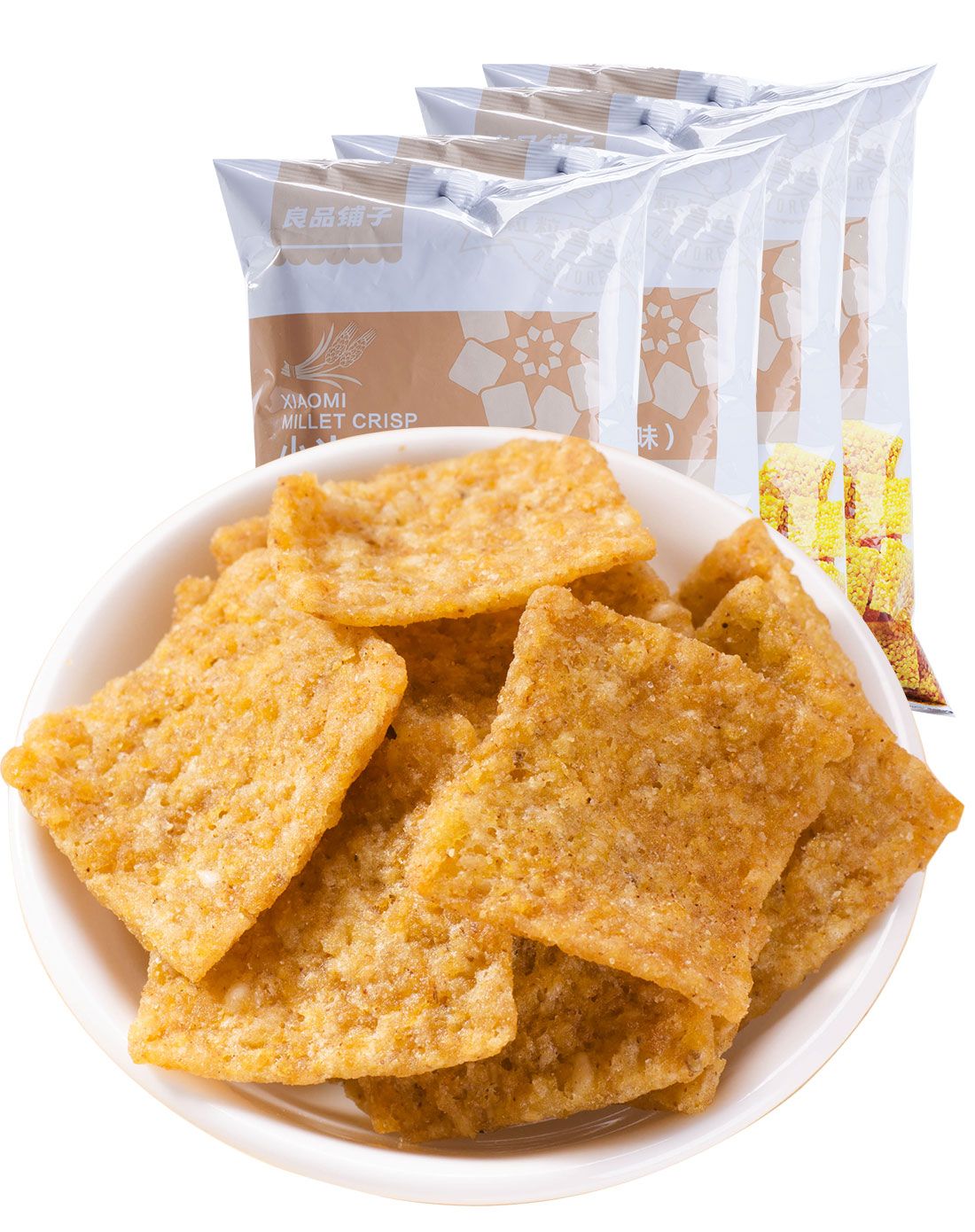 良品铺子 小米锅巴90g*4(五香味)