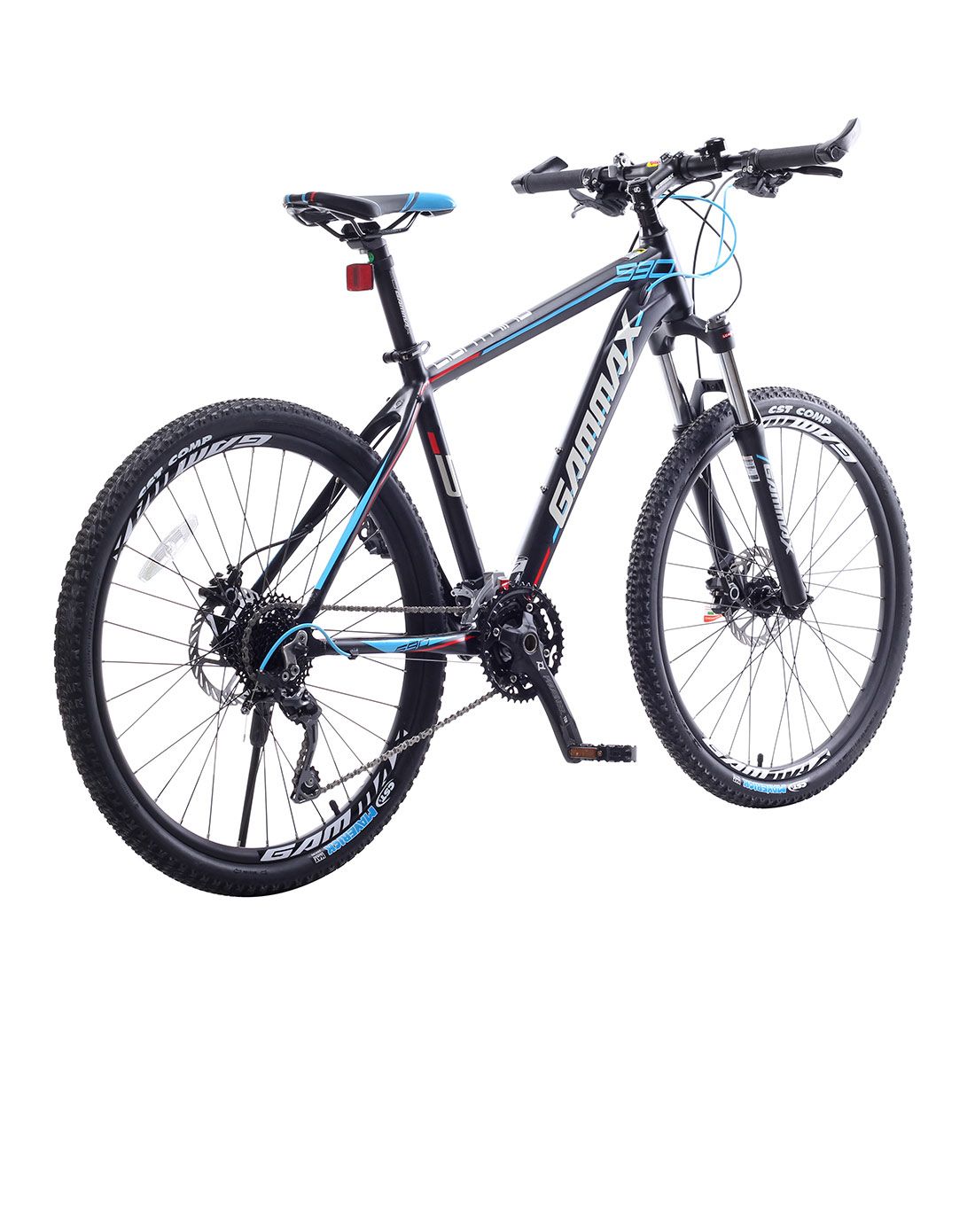 杰玛仕gammax户外自行车专场直发货亚黑无焊痕26寸油碟山地车闪电590