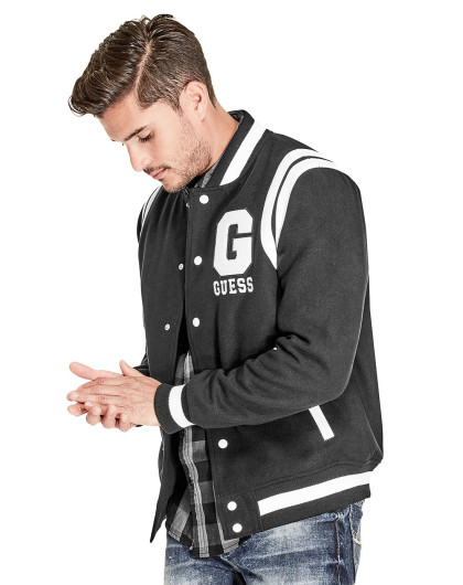 guess男装 潮流混搭 春夏新装潮袭guess 17秋冬男士撞色logo棒球款棉