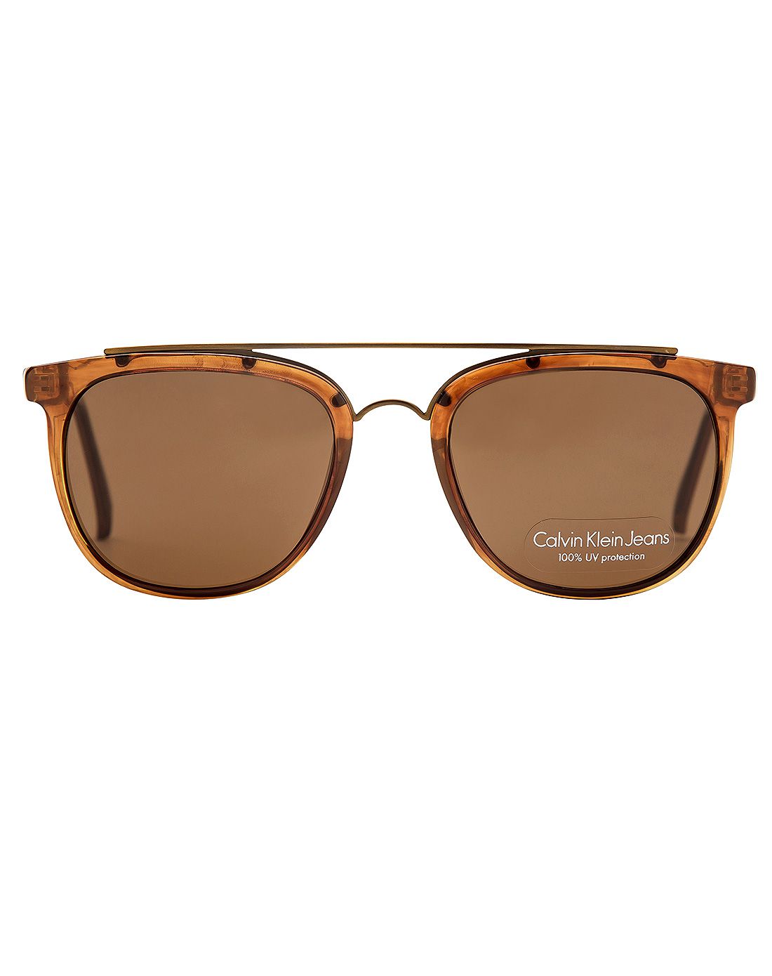 calvin klein 情侣款休闲个性茶色片旅游墨镜