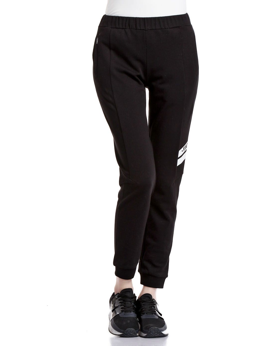 柔软舒适 女款黑色运动裤 经典百搭