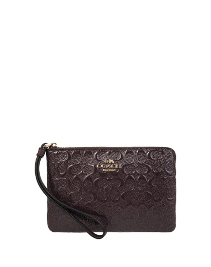 coach 蔻驰 女士小号皮质手拿包