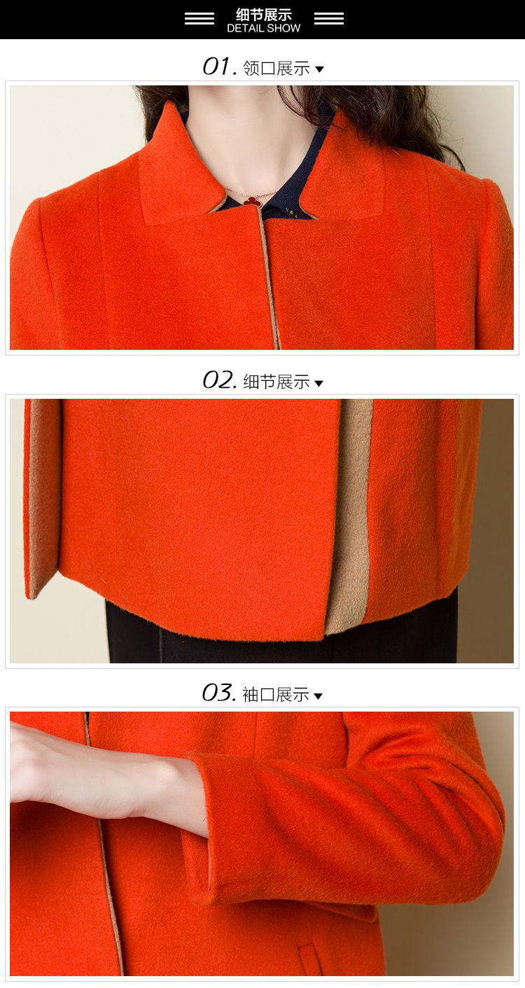 海尔曼斯羊绒男女混合装专场毛料中长大衣v833b59bo_唯品会