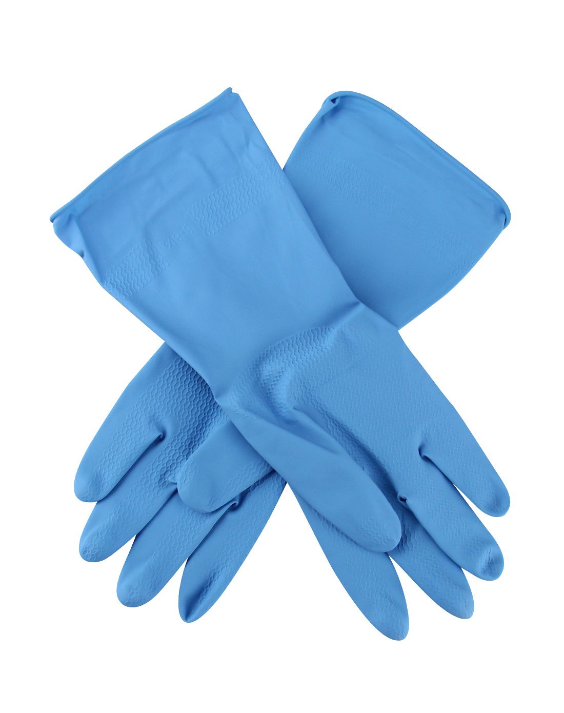 日本原装进口家务必备超舒适耐用橡胶薄手套-蓝色中号(两个装)