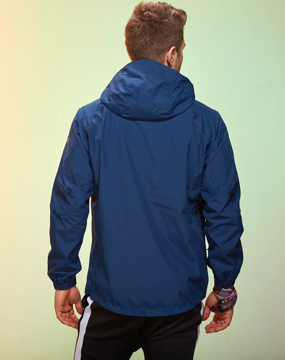 诺诗兰northland户外时尚搭配16新款三合一 男式藏青色连帽冲锋衣