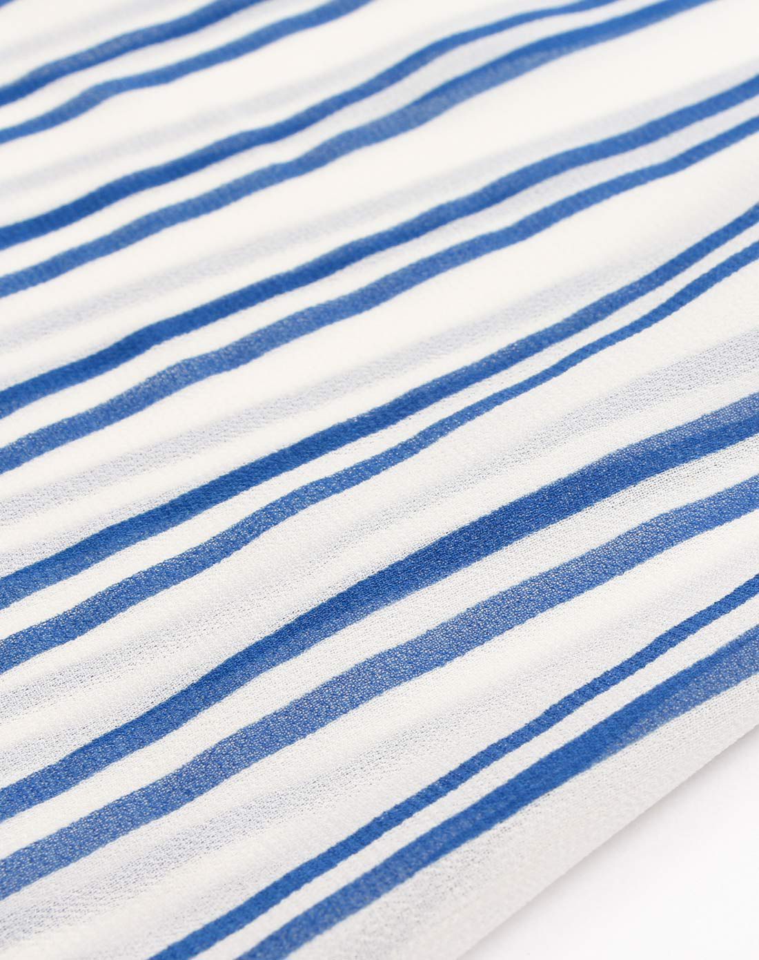 白蓝时尚条纹半身裙