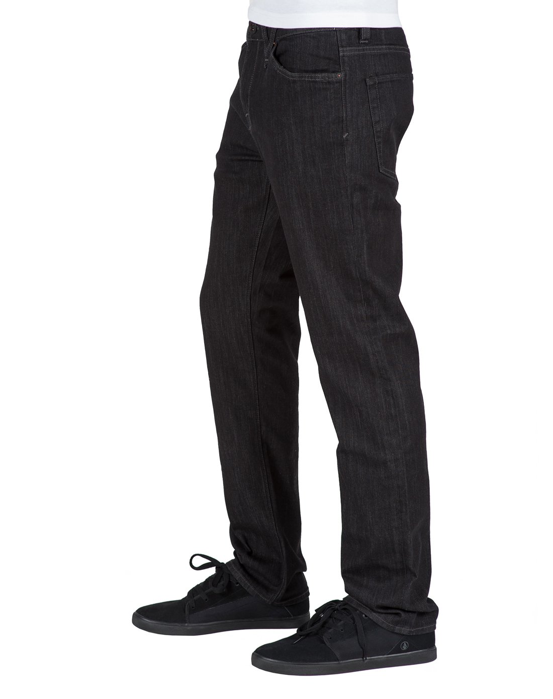 volcom秋冬男士 修身 水洗牛仔裤 solver 直筒休闲青年长裤