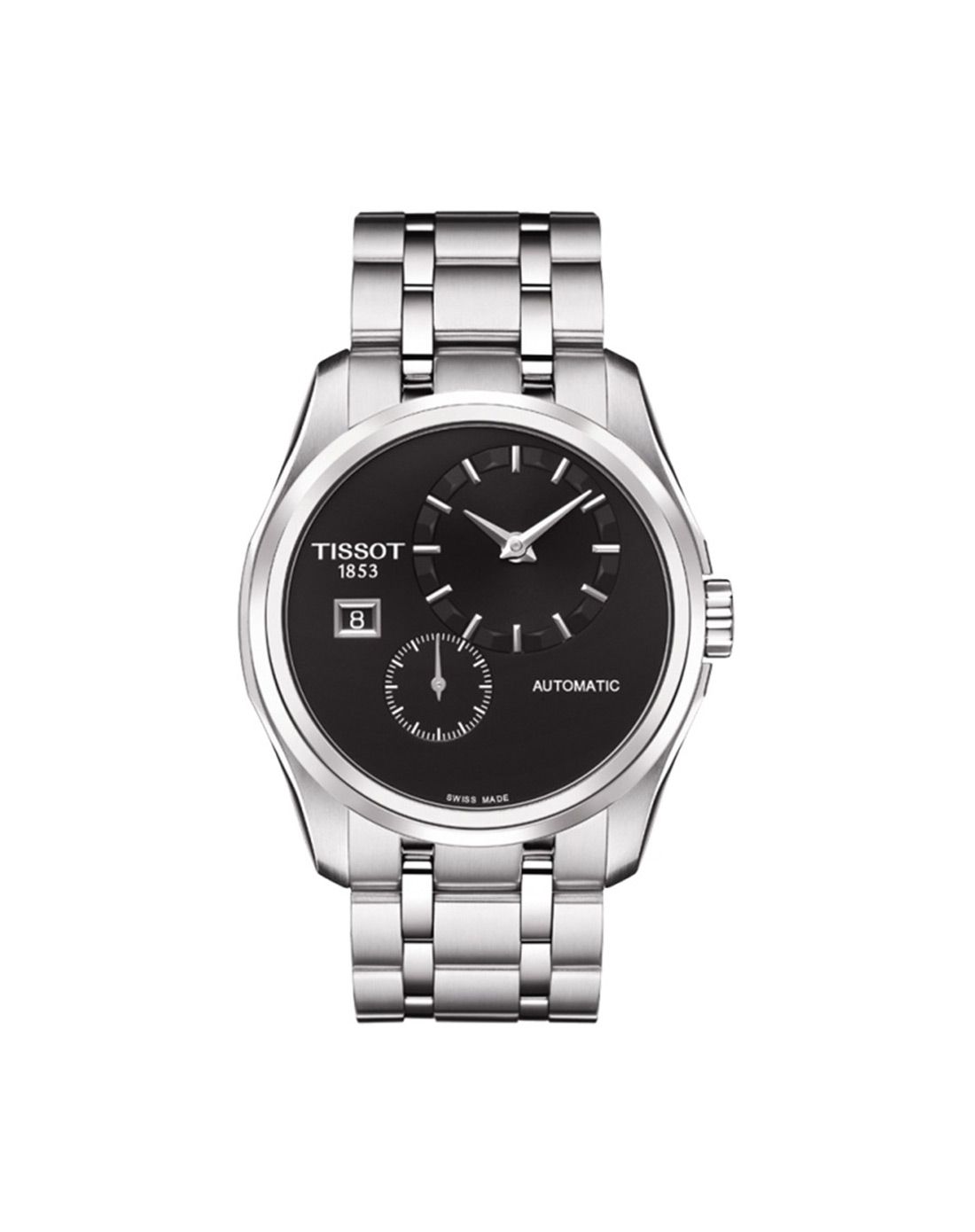 天梭tissot 库图系列小秒盘机械男表t035.428.11.051.00dft035.428.