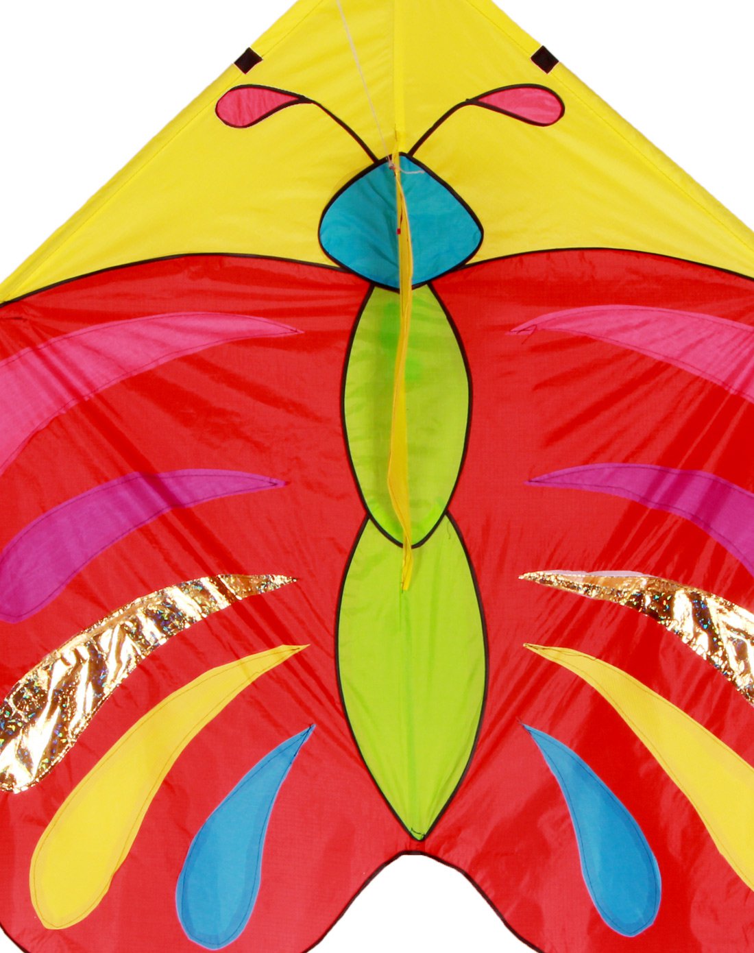 2米蝴蝶风筝红色送18cm轮盘 200米拉力线