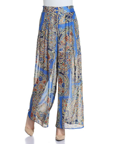 玛丽安玛丽marie n°mary女装移动端专场宝蓝/多色印花时尚长裤mm1425