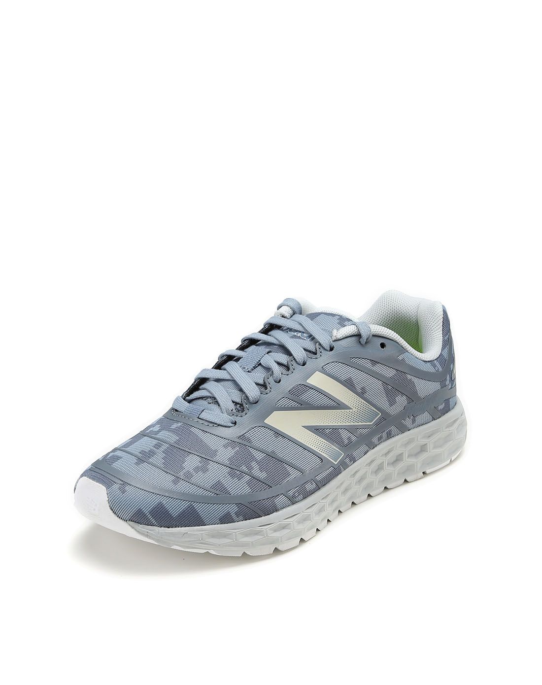 new balance 逐光夜驰系列 女款灰蓝色nb980跑鞋
