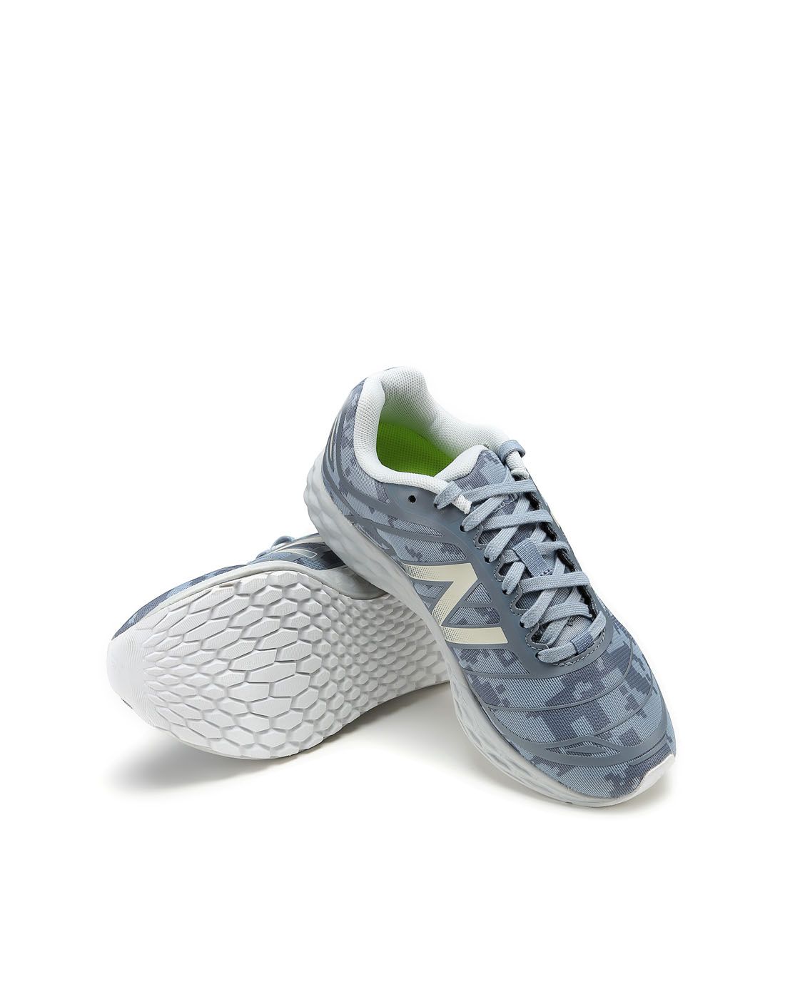 逐光夜驰系列 女款灰蓝色nb980跑鞋