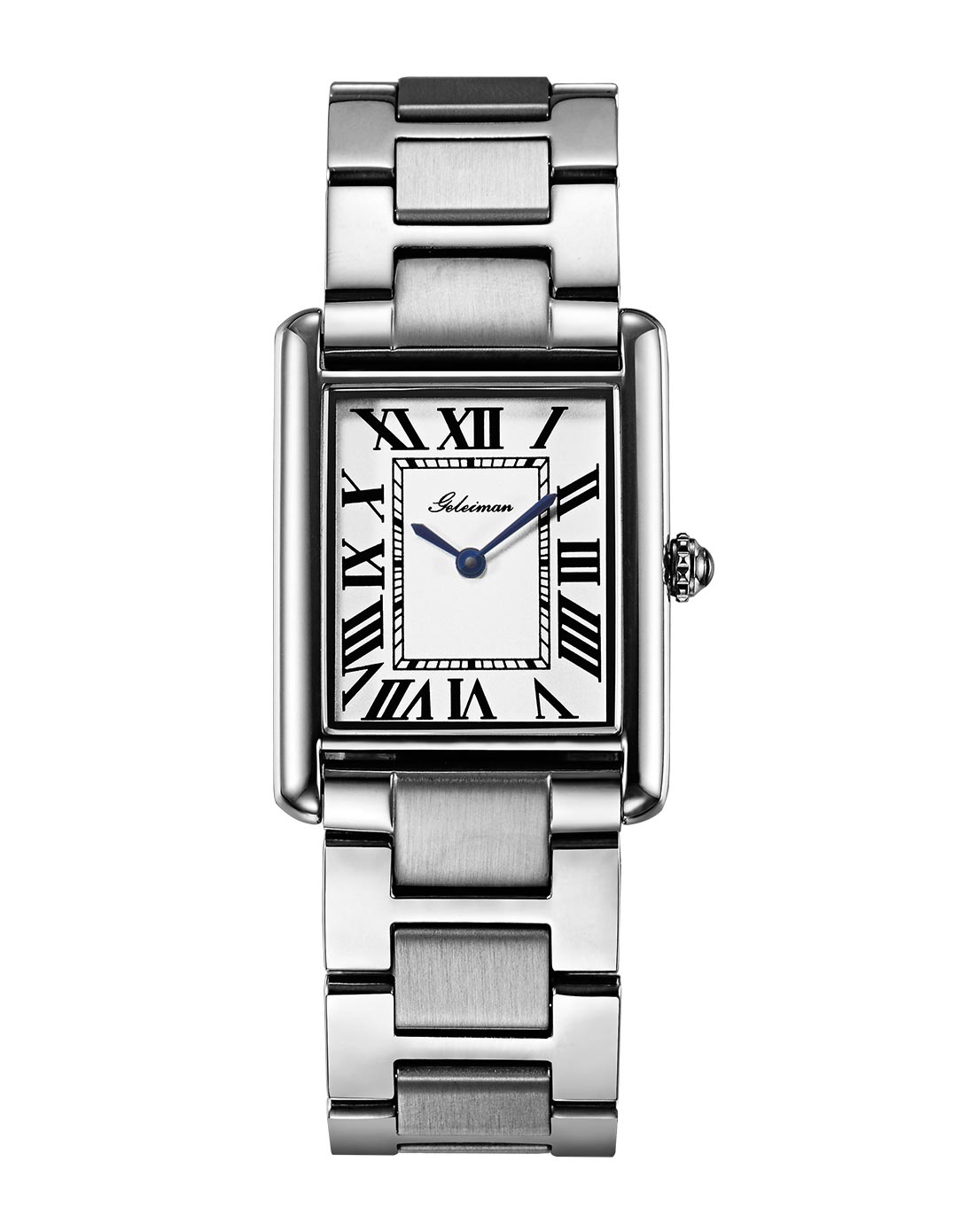 格雷曼 复古系列钢带方形女表