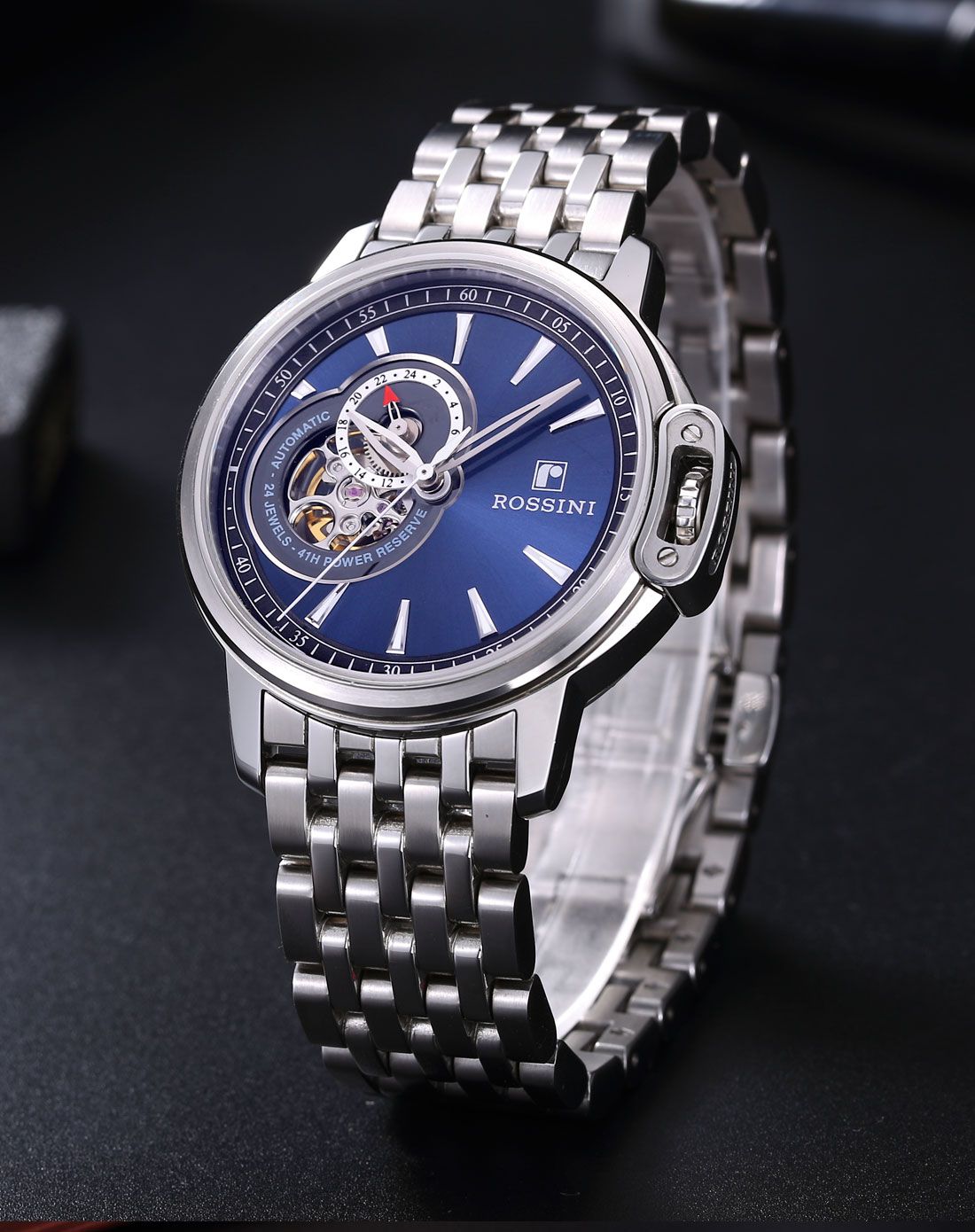 罗西尼rossinirossini 【年度新品】勋章2代系列镂空机械男表8633v